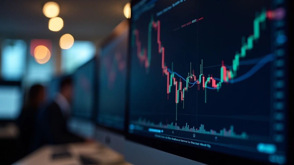 Doji candlestick pattern on market chart showing indecision with equal open and close prices